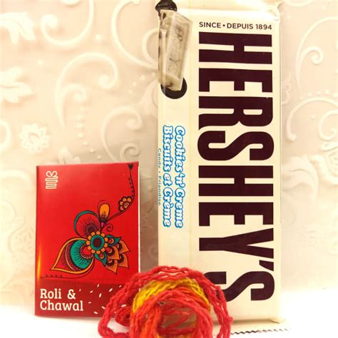 Hersheys Cookies And Cream Chocolate With Bhaidooj Tikka Tsend