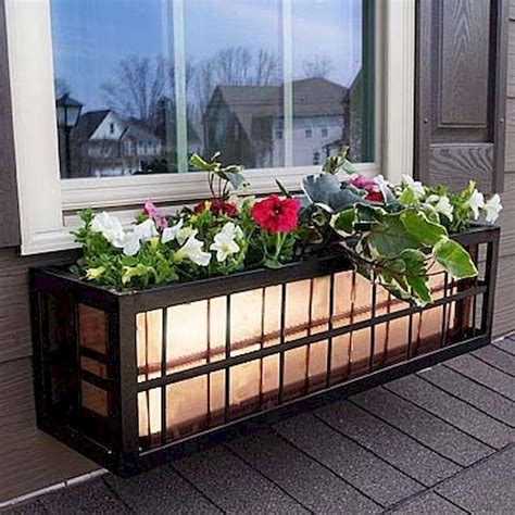 30 Awesome DIY Flowers Boxes Ideas | Wrought iron window boxes, Metal
