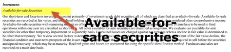 Available for Sale Securities (Definition, Example) | Journal Entries
