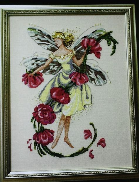 Mirabilia November Topaz Fairy counted cross stitch pattern new chart #