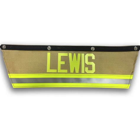 Personalized Firefighter Name Tag Panel Dec 2022 Weeks Lead Time