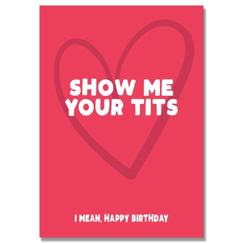 Creoate Buy Wholesale Creoate Show Me Your Tits Birthday Card Pack Of
