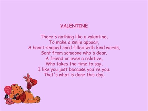Valentines Friendship Poems