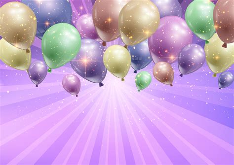 Celebration background with balloons 539618 Vector Art at Vecteezy