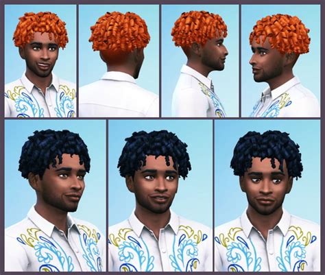 Tight Curls Shaved Male Hair At Birksches Sims Blog The Sims 4 Catalog