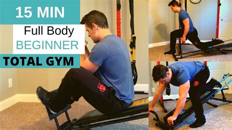 15 Min Full Body Total Gym Beginner Workout Youtube