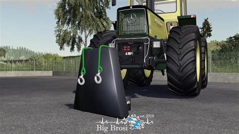 500kg Eigenbau Gewicht V10 Fs19 Landwirtschafts Simulator 19 Mods
