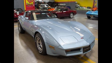 Sold 1982 Silver Blue Corvette Coupe With Just 14k Miles For Sale By