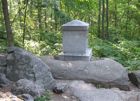 Monuments To The 20th Maine Infantry Regiment At Gettysburg