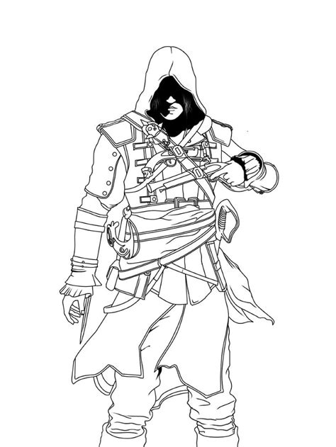 Coloriage Assassin S Creed Dessin Gratuit Imprimer