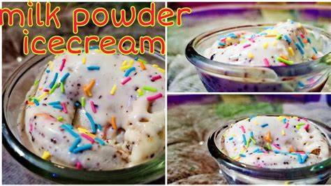 Homemade Milk Powder Iceream Milkpowder Recipehomemade Ice Cream