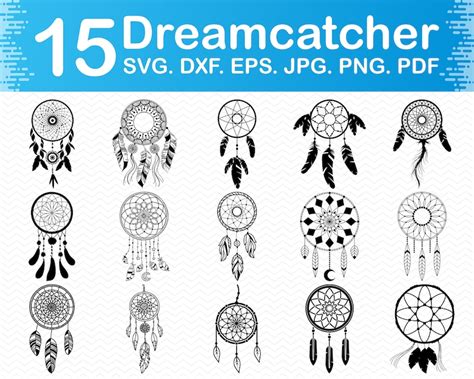 Dreamcatcher Svg Dream Catcher Svg Files For Cricut Etsy