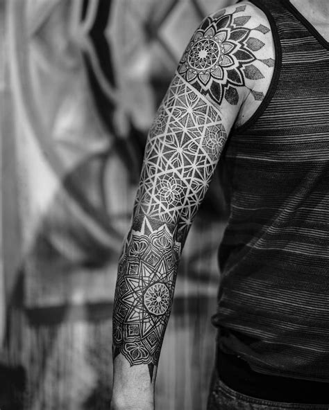 Interview Dillon Forte Inkppl Mandala Tattoo Sleeve Geometric