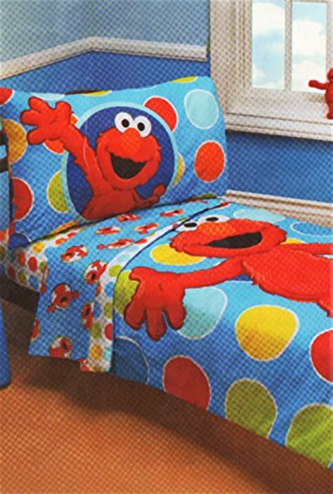We wanted it to match. Sesame Street Elmo 4 Piece Toddler Bedding Set $67.95