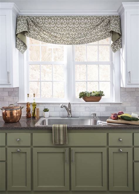 Functional And Decorative Kitchen Valances For Windows Ann Inspired