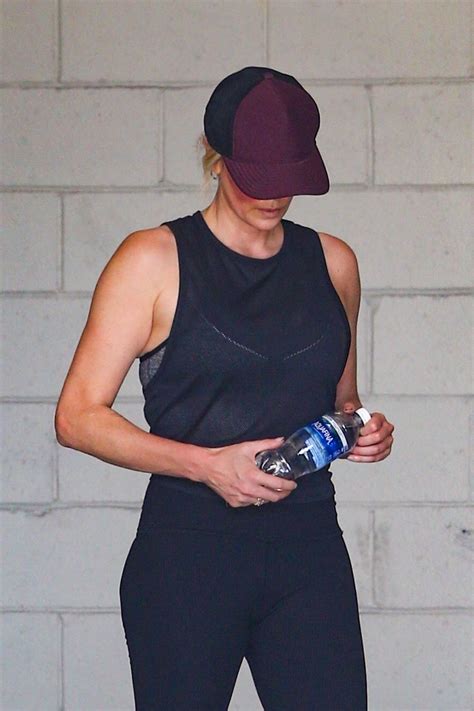 CHARLIZE THERON Leaves A Gym In Los Angeles 06 28 2021 HawtCelebs