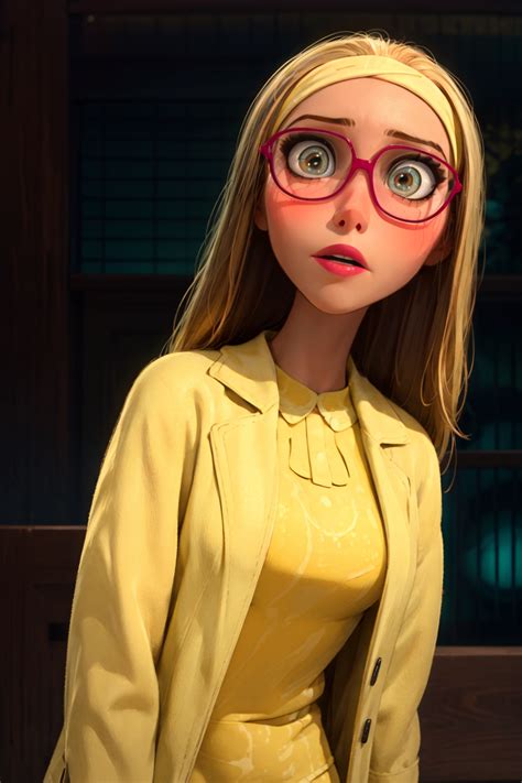 honey lemon big hero 6 portrait cartoon 1 by quantumreel on deviantart