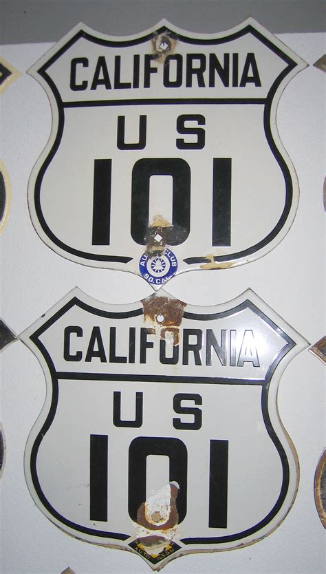 California U S Highway 101 And U S Highway 99 Aaroads Shield