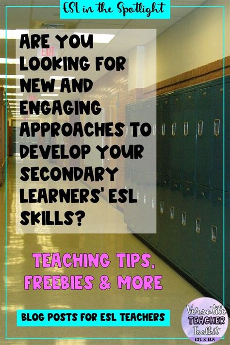 Teaching Tips And Freebies For Esl Teachers