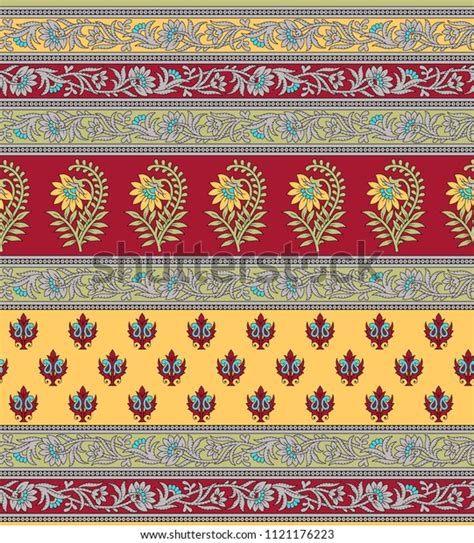 Seamless Traditional Indian Motif Stock Illustration 1121176223