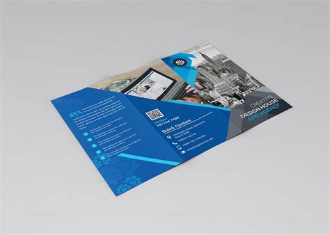 Design Studio Modern Tri Fold Brochure Template 000749 Template Catalog