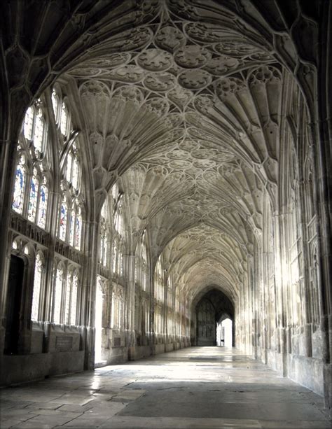 Fan Vaulting Gloucester Cathedral Cloister Historians Believe That