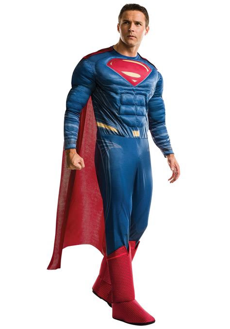 Adult Justice League Deluxe Superman Costume Superman Costumes