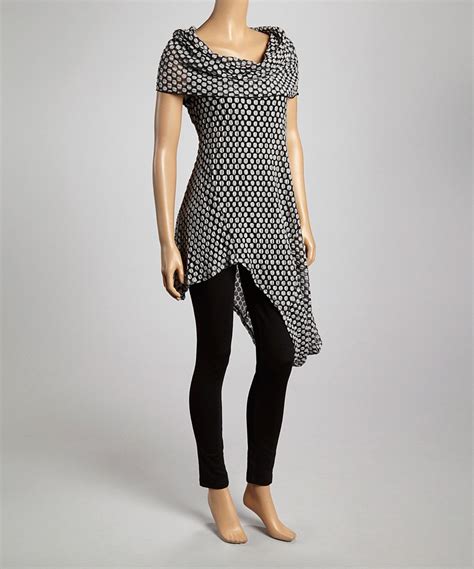 Another Great Find On Zulily Black And Charcoal Asymmetrical Tunic