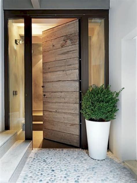 40 Awesome Minimalist Home Door Design You Have Must See Decoração Da