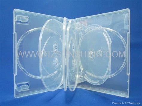 27mm Clear Multi 8 Disc Holder Disc Box 27mm 透明dvd盒 8片装 Sunshing