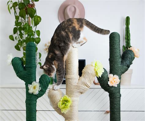 Cactus For Cats The Catcus Cat Tree Etsy Uk