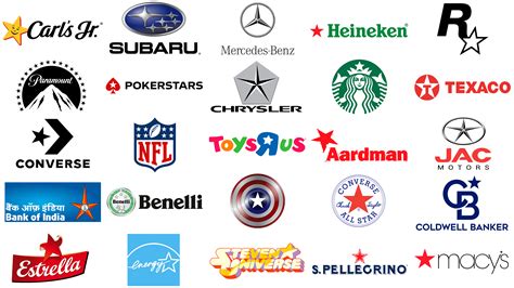 1000 Logos The Famous Brands And Popular Company Logos In Printable Cards