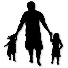 Download Father & daughter holding hands silhouette | Clipart ...