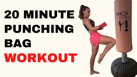 Beginners Punching Bag Workout 20 Minutes Workout Youtube