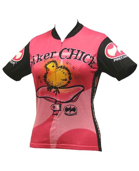 Biker Chick Womens Cycling Jersey Pink World Jerseys