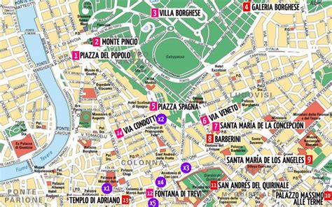 Mapa De Roma Con Planos En Detalle Para Tu Viaje P2 Viajes Mapa