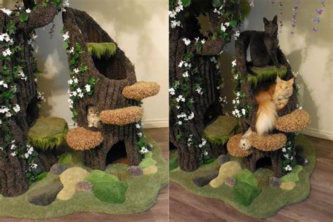The best size post for an. Realistic Cat Tree by the Hollywood Kitty Company