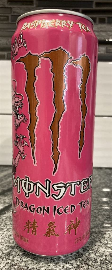 Drink Reaction Monster Energy Dragon Iced Tea Raspberry