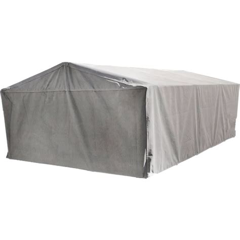Canvas Trailer Cover Discover 8x5x3 Cage Cover For Trailer