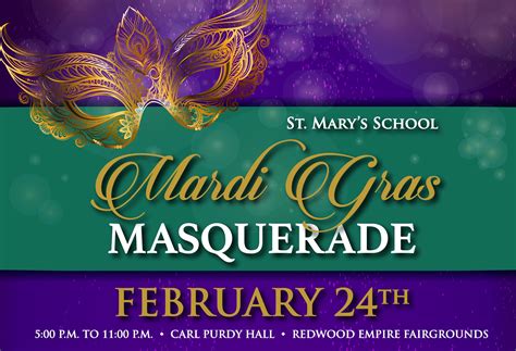 St. Mary’s Mardi Gras Masquerade - Visit Ukiah