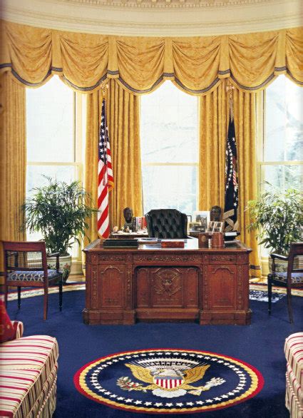 The oval office is the formal, working office space of the president of the united states. Oval Office History - White House Museum