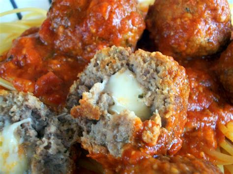 Mozzarella Stuffed Meatballs Recipes