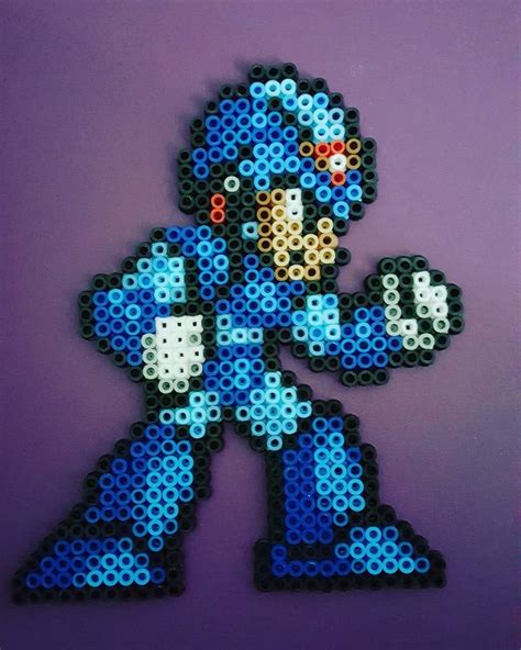 Mega Man Perler Beads By Craftinggirl787 Mega Man Perler Beads Instagram Posts