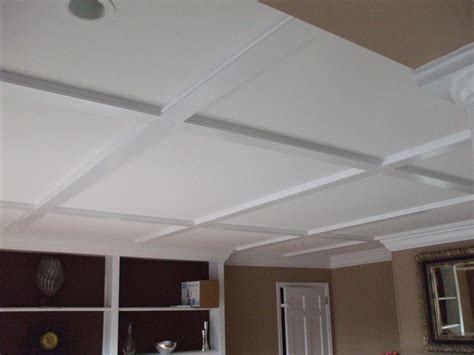 Coffered ceilings can make an impact even in smaller rooms like bathrooms. J&K Homestead: How Low (or High) Can You Go?