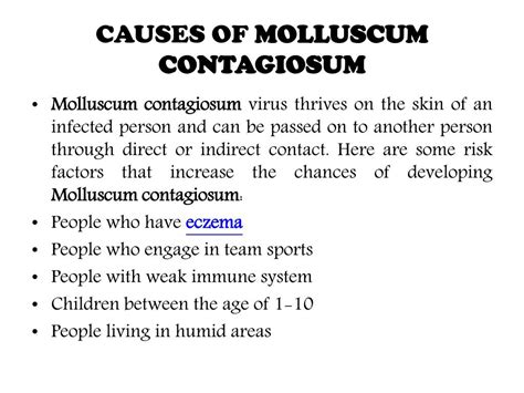 Ppt Molluscum Contagiosum Causes Symptoms And Treatment Powerpoint