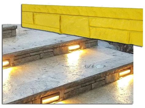 Concrete Step Insert Form Liner Cantilever Fieldstone Expressions