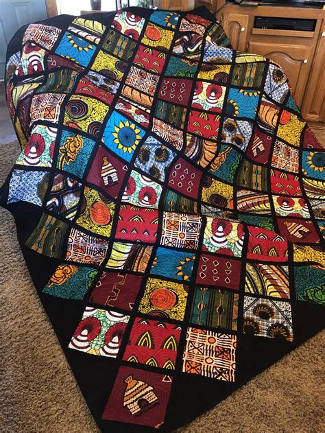 African Fabrics Quilt African Quilts African American Quilts Modern