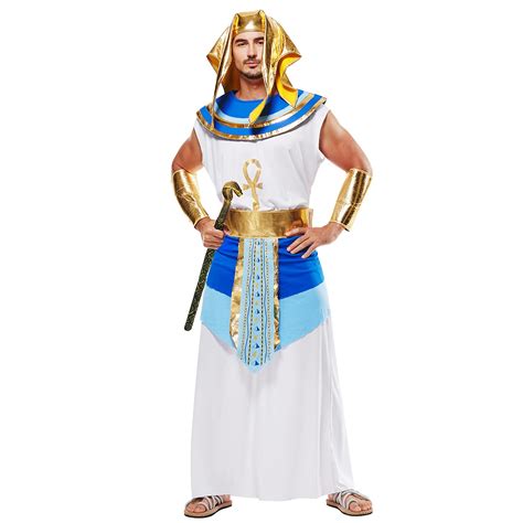 Buy Eraspooky Mens Egypt Pharaoh Halloween Costume Ancient Egyptian Emperor Costume Online At