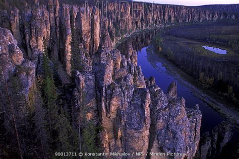 Minden Pictures Lena River Lenskie Stolby Reserve Yakutia Sakha