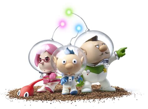 Pikmin 3 ~ Alph Brittany And Charlie Characters